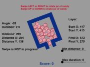 Jogo Candy Shake Shake Gravity Puzzle online