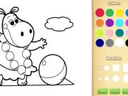 Jogo Baby Farm Animals Coloring Book for Kids online