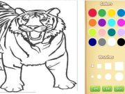 Jogo Livro para colorir tigre online