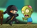 Jogo Kid Ninja vs Zombies  online