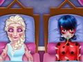 Jogo Joaninha e primeiros socorros de Elsa  online