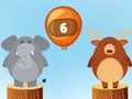 Jogo Subtração de balões da selva  online