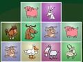 Jogo Animais de fazenda que combinam enigmas  online