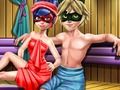 Jogo Menina pontilhada Sauna Flertando  online