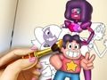Jogo Steven Universo: livro para colorir  online
