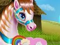 Jogo Bolo arco-íris para pônei  online