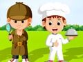 Jogo Crianças e profissões  online