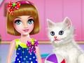 Jogo Kitty: cuidado e corte de cabelo  online