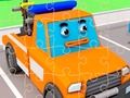 Jogo Caminhões infantis de desenho animado  online