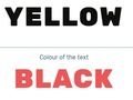 Jogo Texto colorido  online