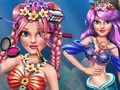 Jogo Salão de maquiagem subaquática  online