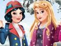 Jogo Aurora e Branca de Neve Moda de Inverno  online