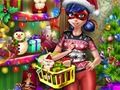 Jogo Compras de Natal de menina pontilhada  online