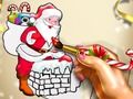 Jogo Natal Papai Noel para colorir  online