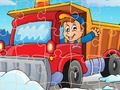 Jogo Jigsaw de caminhão de inverno  online