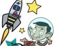 Jogo Mr. Bean Reciclador de Foguetes  online
