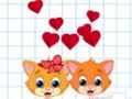 Jogo Olá gatos história de amor  online