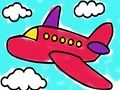Jogo Livro de colorir de avião  online