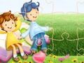 Jogo Jigsaw de desenhos animados de crianças  online
