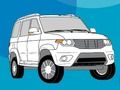 Jogo Carros russos para colorir livro  online