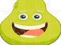 Jogo Puzzle de frutas dos desenhos animados  online