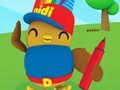 Jogo Didi e amigos: livro para colorir  online