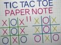 Jogo Tic Tac Toe Paper Nota II online Jogo Tic Tac Toe Paper Nota II online