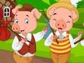 Jogo Jigsaw família porco  online
