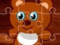 Jogo Puzzle de urso dos desenhos animados  online