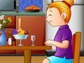 Jogo Jigsaw jantar família  online