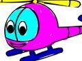 Jogo Voltar para a escola de helicóptero para colorir  online