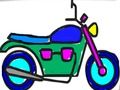 Jogo De volta à escola: coloração de moto  online