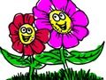 Jogo De volta às aulas: livro para colorir de flores  online
