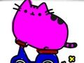 Jogo De volta à escola: Gatos bonitos para colorir  online
