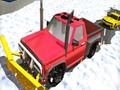 Jogo Arado de neve do inverno Jeep Driving  online