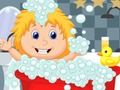 Jogo Jigsaw do banho do bebê  online