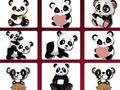 Jogo Desafio fofo da memória do panda online