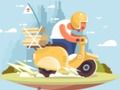 Jogo Scooter da cidade monta Jigsaw online