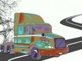 Jogo Caminhões Volvo para colorir online