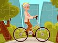 Jogo Happy Bike Riding Jigsaw online