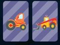 Jogo Memória de grandes caminhões e carros  online
