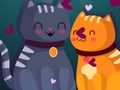 Jogo Gatos amor quebra-cabeças  online