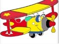 Jogo Livro para Colorir Avião 2  online