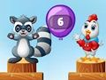 Jogo Divisão de balões de selva  online