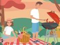 Jogo Objetos escondidos de piquenique de churrasco  online