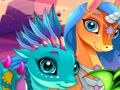 Jogo Unicórnio bonito e dragões quebra-cabeça  online
