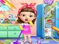 Jogo Casa bagunçada da limpeza doce da menina  online