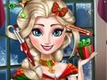 Jogo Cortes de cabelo reais de Natal da Rainha do Gelo  online