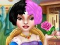 Jogo Cortes de cabelo reais brancos de neve  online