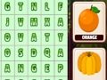 Jogo Frutas de busca de palavras  online
